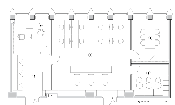 Офис 143 кв.м. в Stone Towers (класс А)